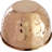 5-piece Stainless Steel Serving Bowl Set, Hammered Copper Finish, Stackable