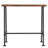 Ellyce Pine Rectangular Solid Wood Top with Steel Base Dining Table