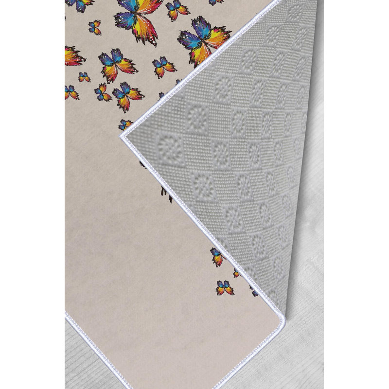 High-Quality Hall Carpet, 3D Digital Print, 3.3 x 4.9 Feet | 100% Polyester, 650 g/m², 0.3 in Pile Height | Antibacterial, Non-Slip Underside, Machine Washable | Perfect for Entryways, Living Rooms & More