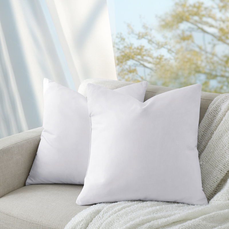Oreiller en duvet de canard gris 5%, H 18 po x l 18 po