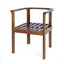 Ensemble de chaises de salle à manger d'extérieur avec accoudoirs courbés en bois d'acacia-1217426537