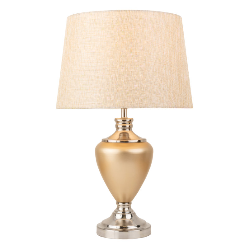 Edie 58cm Classic Gold Silver Table Lamp