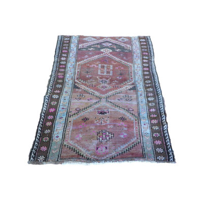 Reehan One-of-a-Kind 4'2" X 5'5" Wool Area Rug in