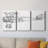 Technical Flight V - 3 Piece Single Picture Frame Print on Canvas-103567583