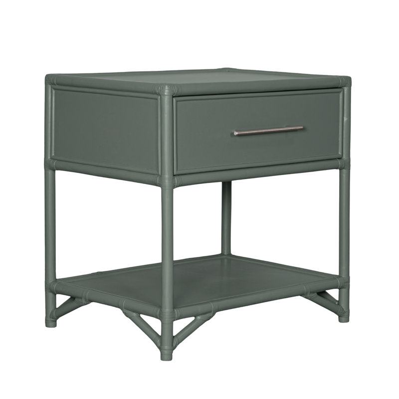Olivia Collection 1 - Drawer Nightstand, Evergreen