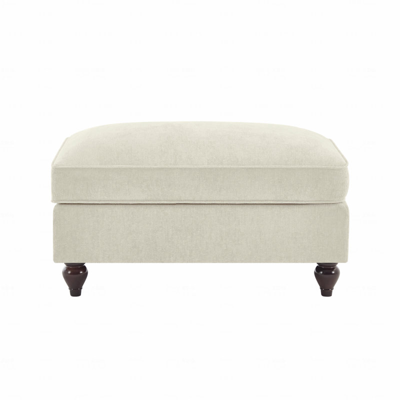 Repose-pieds en chenille, pour le salon, Beige