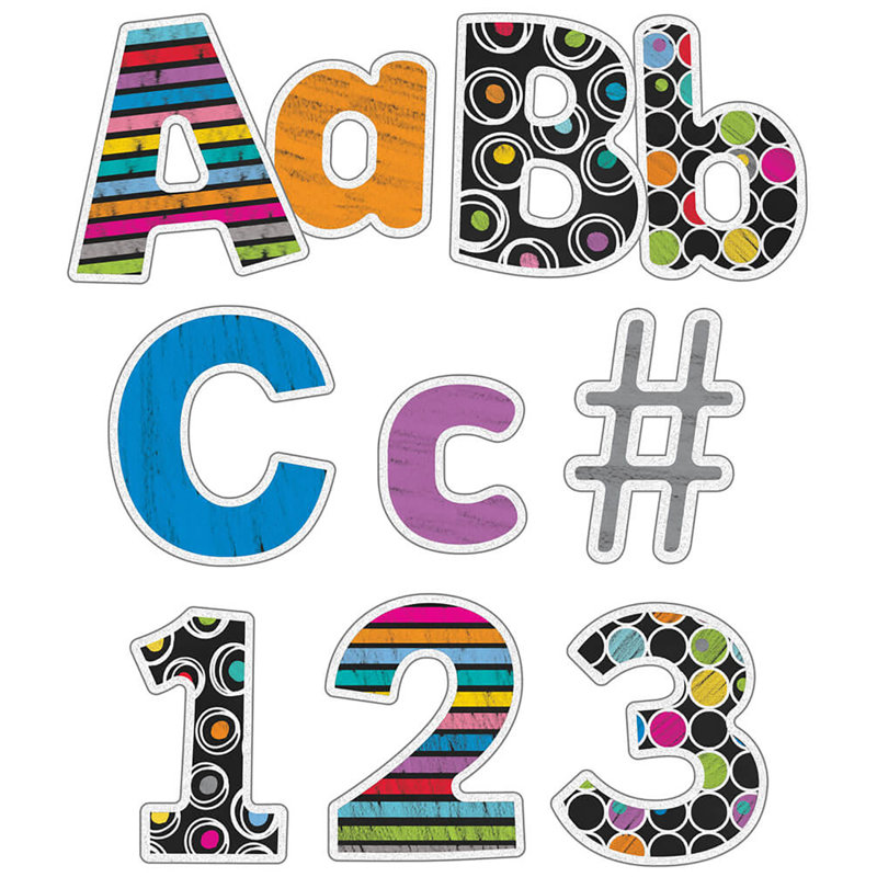 Tableau noir combiné de lettres EZ