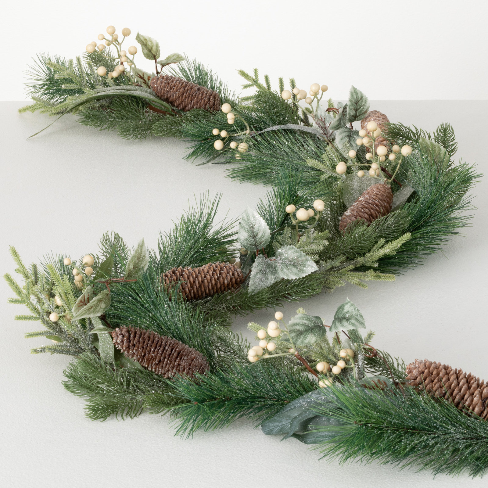 78" Faux Pine Garland
