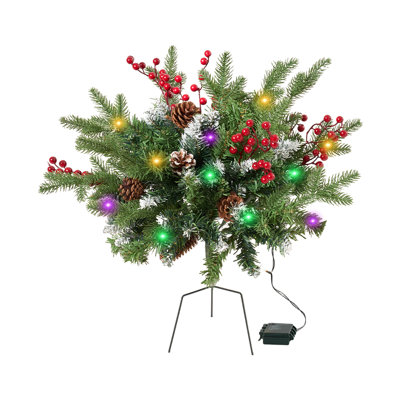 1.85' H Lighted Artificial Christmas Tree