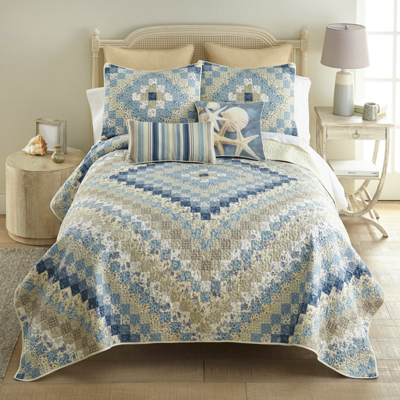 Ensemble de coussins 2 pièces Donna, Blue Diamond Coastal