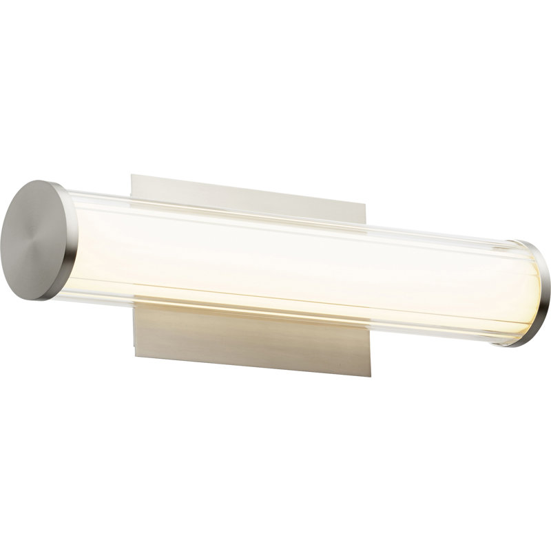 Sylvie Dimmable LED Vanity, Satin Nickel