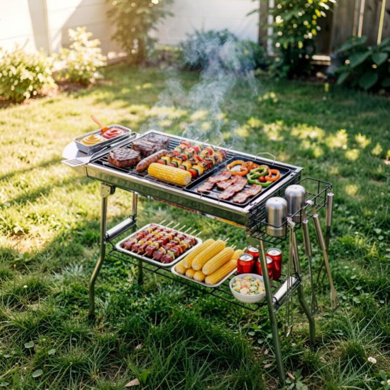 IMounTEK 27.56'' W Charcoal Grill