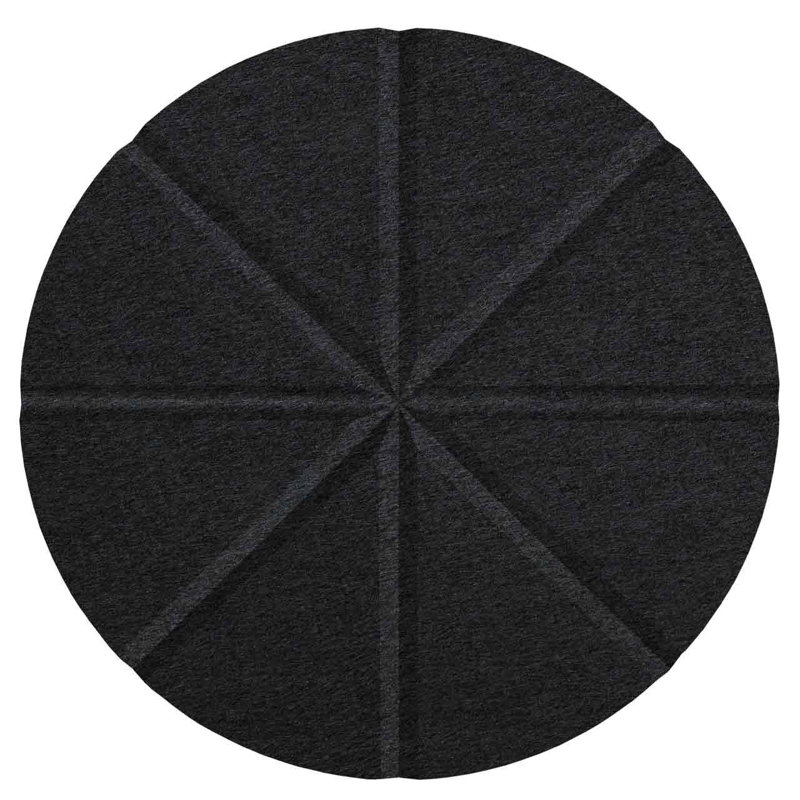 12" x 12" Upholstered Wall Paneling, Black