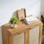 Armoire à chaussures en rotin avec portes-943979705