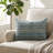 Weave Geometric Linen Outdoor Reversible Throw Pillow-1583931825