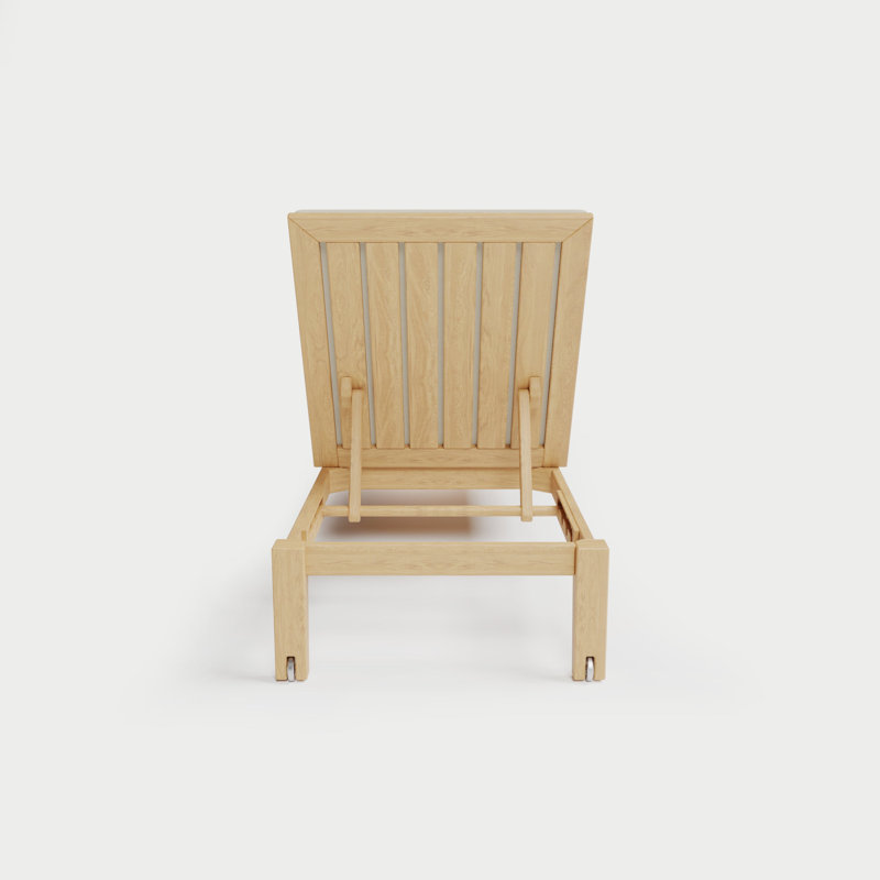 Solerno Heated Chaise Lounge — Dove, Bisque
