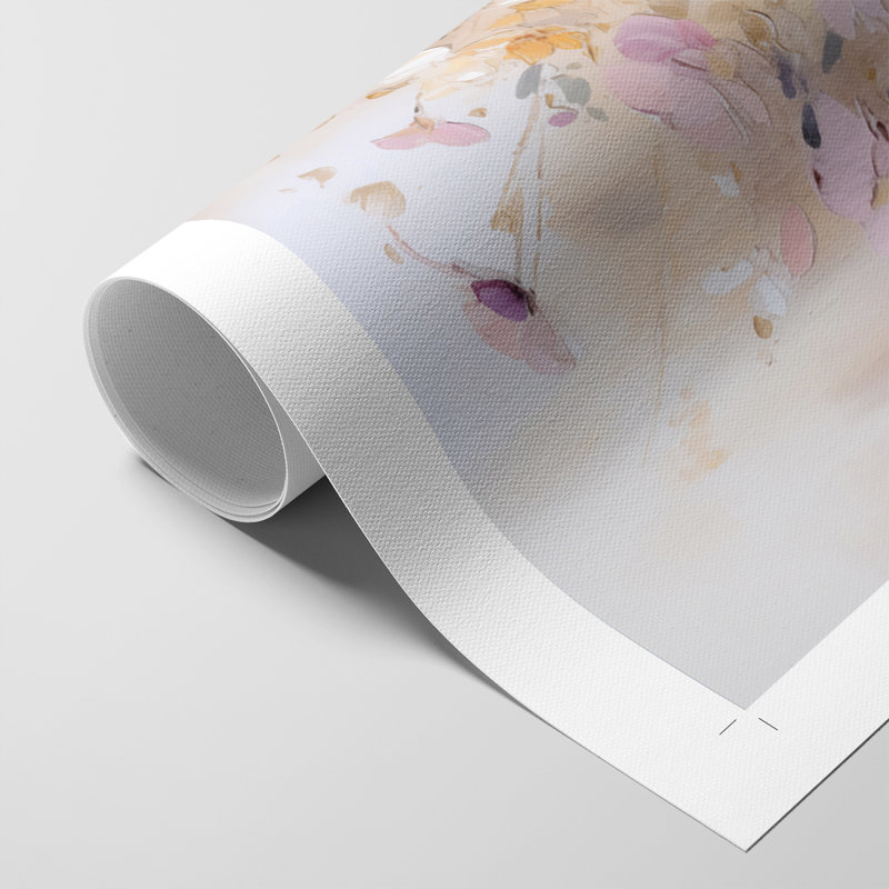FLORAL Series CECLXXI - Impression sur toile seulement - NON-CADRE, H 18 po x l 12 po