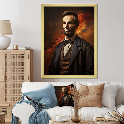 " Abraham Lincoln President Portrait I "