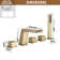 Doux Deck Tub Spout with Diverter