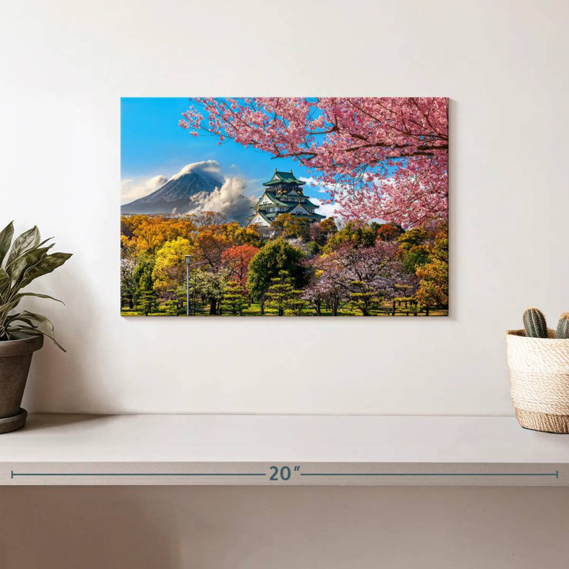 Ravi Cherry Blossoms Japan, 8" H x 12" W