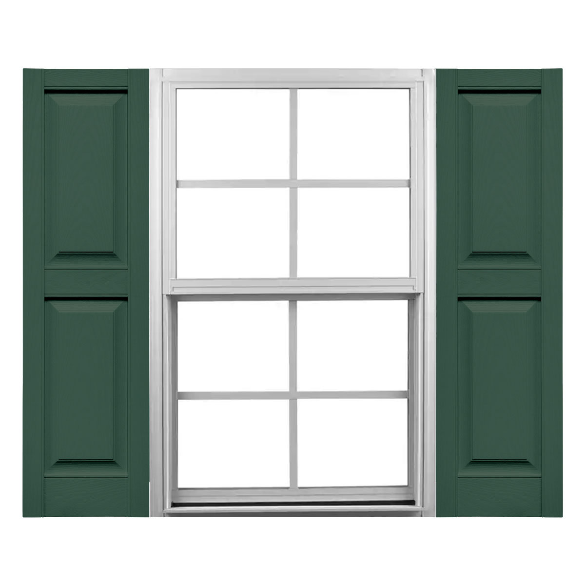 Mid America Forest Green Raised Panel...