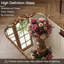 Miroir à cadre métallique 01-1961211344