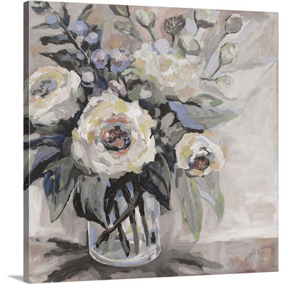 «Delighted Greige» par Jeanette Vertentes - reproduction d'art sur toile