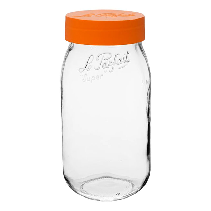 Glass Canister - Set of 3, 2000ml (64 fl oz)