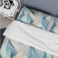 Ensemble de housse de couette géométrique Serene Structures III - Microfibre polyester-398574717