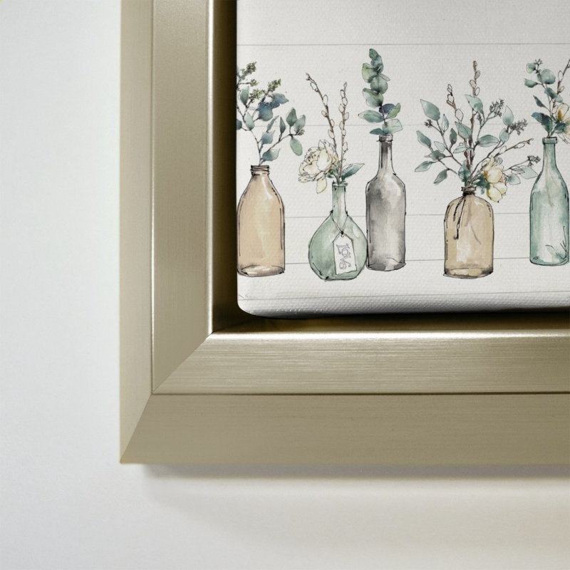 «Modern Farmhouse I 2» par Anne Tavoletti - Impression sur toile, H 34 po x l 34 po, Champagne