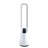 Simple Deluxe 38 Inch Tower Fan, 3 Speeds & 15 Hours Timer, 45  Oscillating Bladeless Fan, With Remote Control, Air Circulator Fan For Room, White