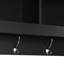 Banc de hall d'entrée avec rangement pour chaussures, rangement pour vestibule, vestibule, vestibule, noir-1172302417