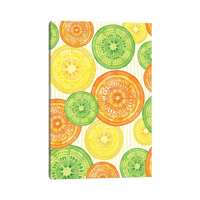Sweet Citrus by Jessica Weible - Wrapped Canvas Gallery-Wrapped Canvas Giclée, 101.6 cm H x 66.04 cm W x 1.91 cm D