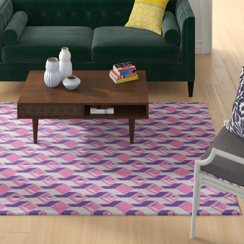 Jordao Geometric Indoor Rug, Rectangle 5' x 7'