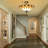 Semi Flush Mount Ceiling Light(3* E26 Bulbs (Not Included) )