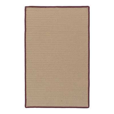 Tapis beige/brun tressé Naglee