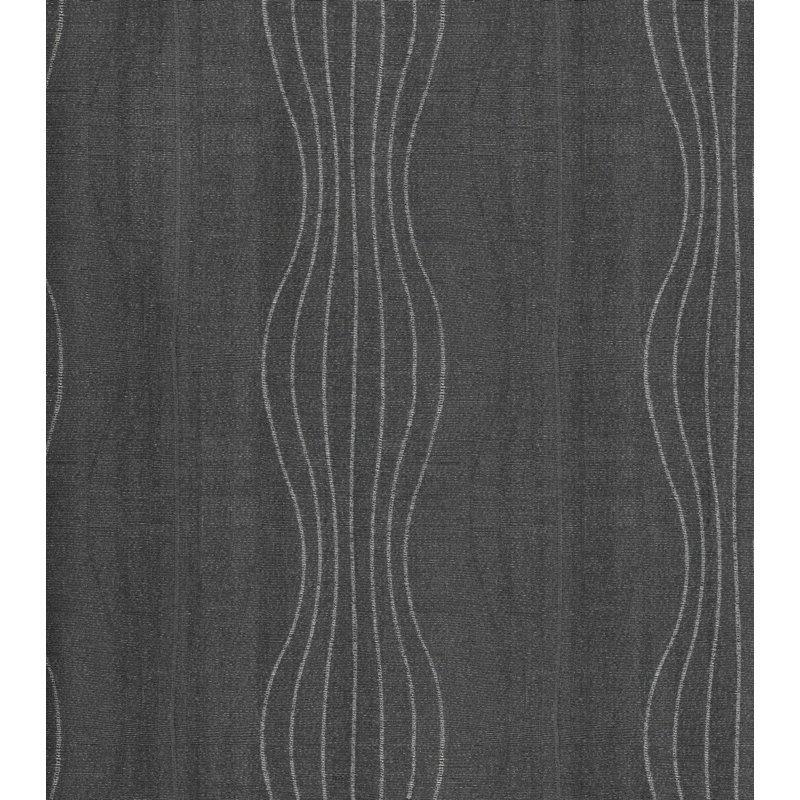 Brinnly Striped Rectangular Cushion Cover, Gray/Silver