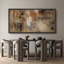 Abstrait, nuances neutres et neutres, impression sur toile encadrée-284195645-284195639