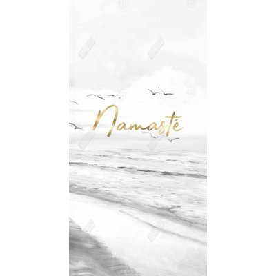 Namaste - 15.75"x31.50" Desk mat