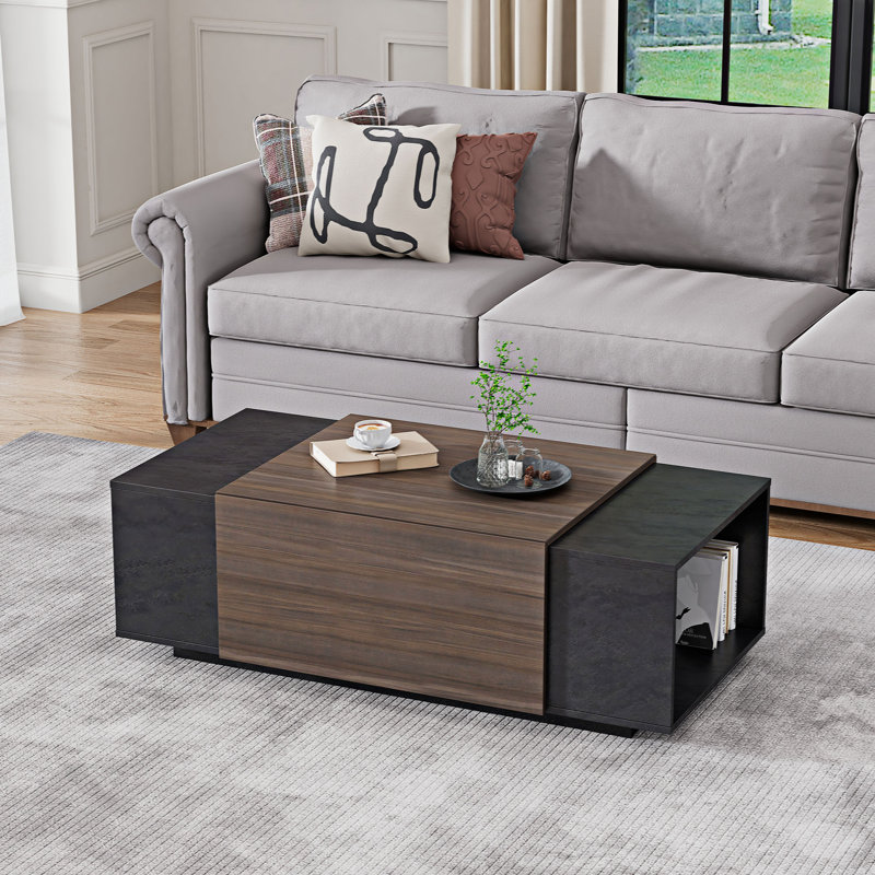 Table basse simple avec rangement Aggaria Block 1