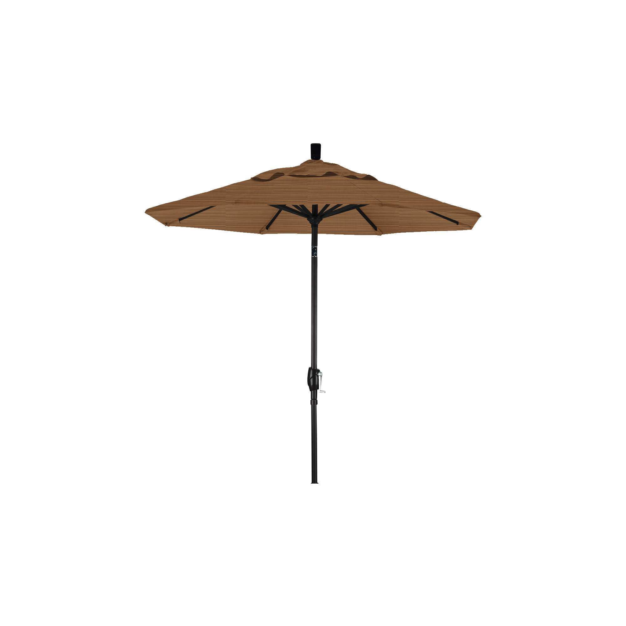 90'' Outdoor Umbrella, Terrace Sequoia Performance, Olefin, Black
