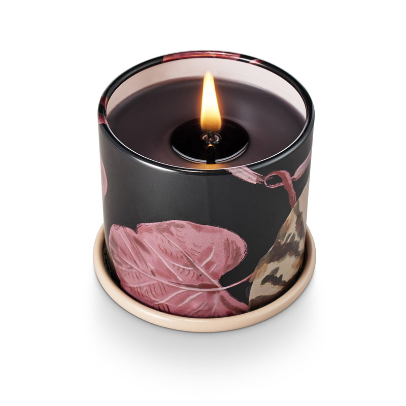 Midnight Pumpkin Scented Black Tin Candle, 3 oz