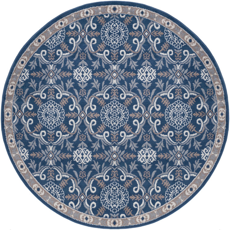 Tapis bleu marine Hoban