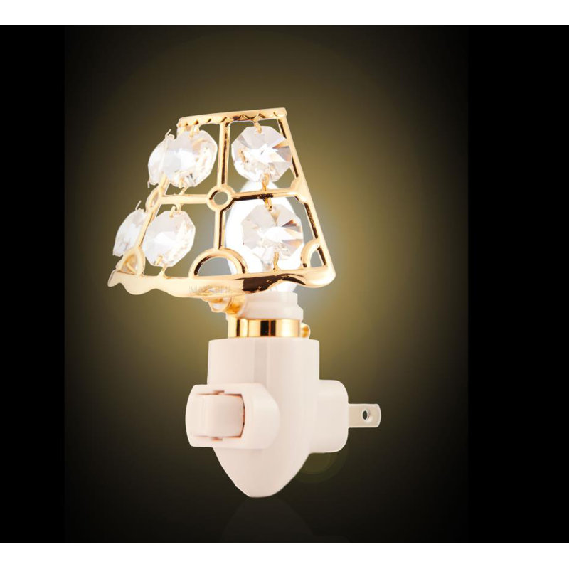 24K Gold Plated Lamp Shade Night Light
