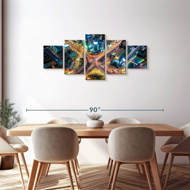 Seoul Interstection, 30" H x 68" W