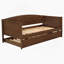 Lit de jour simple avec couchette Fallbrook