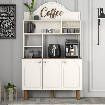 Coffee Bar Cabinet by Lark Manor