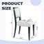 Premium Dining Set - Hardwood Table with Iron Base & Upholstered Chairs (3-Piece)-1896476632-1896476633-1896476635