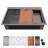 Drop In Kitchen Sink Topmount Single Bowl