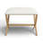 Galinda Iron and Rattan Accent Stool